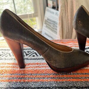 FRYE Harlow Pump Size 11, Distressed Brown
